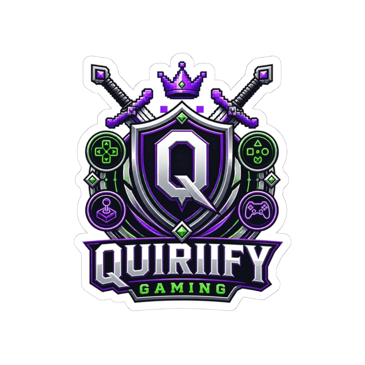 quiriify As Its Focal Sticker - alternate angle 2, merchandise